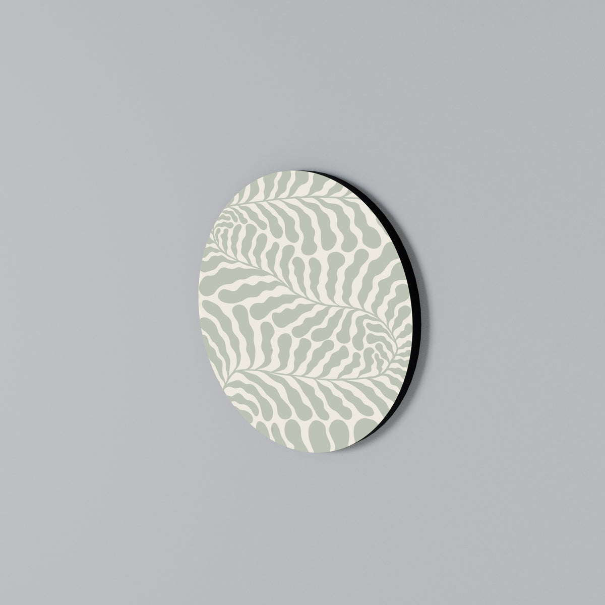 VERDURE LABIRYNTH Arte de pared redondo