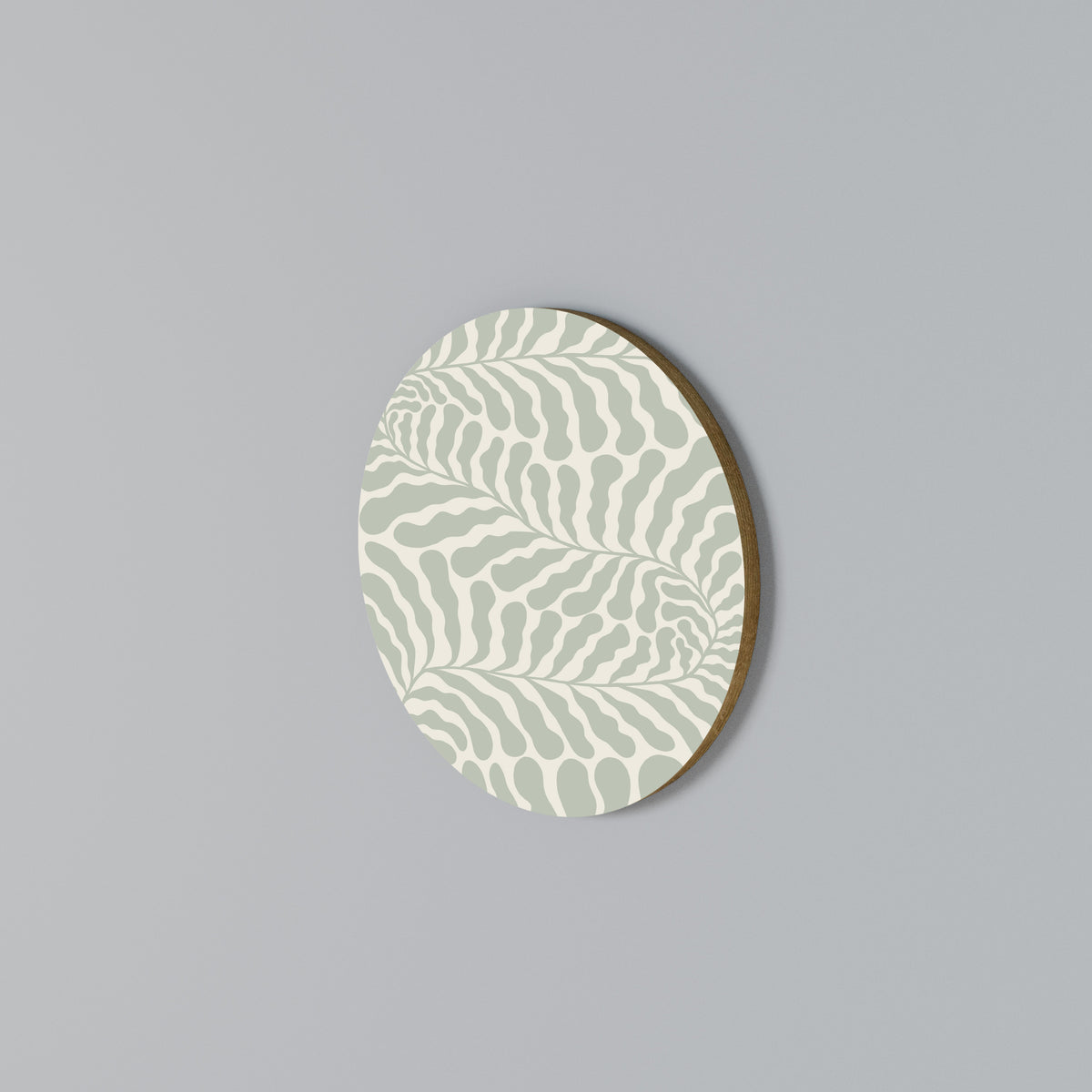 VERDURE LABIRYNTH Arte de pared redondo