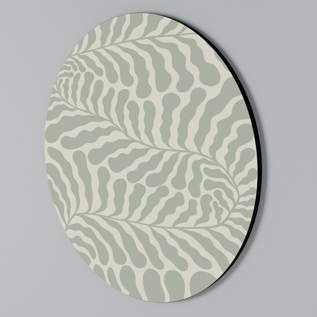 VERDURE LABIRYNTH Arte de pared redondo