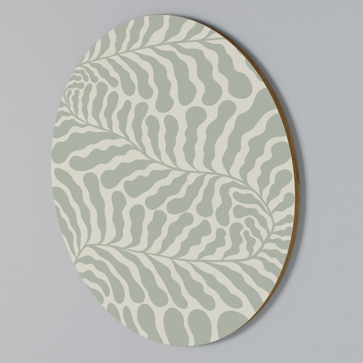 VERDURE LABIRYNTH Arte de pared redondo