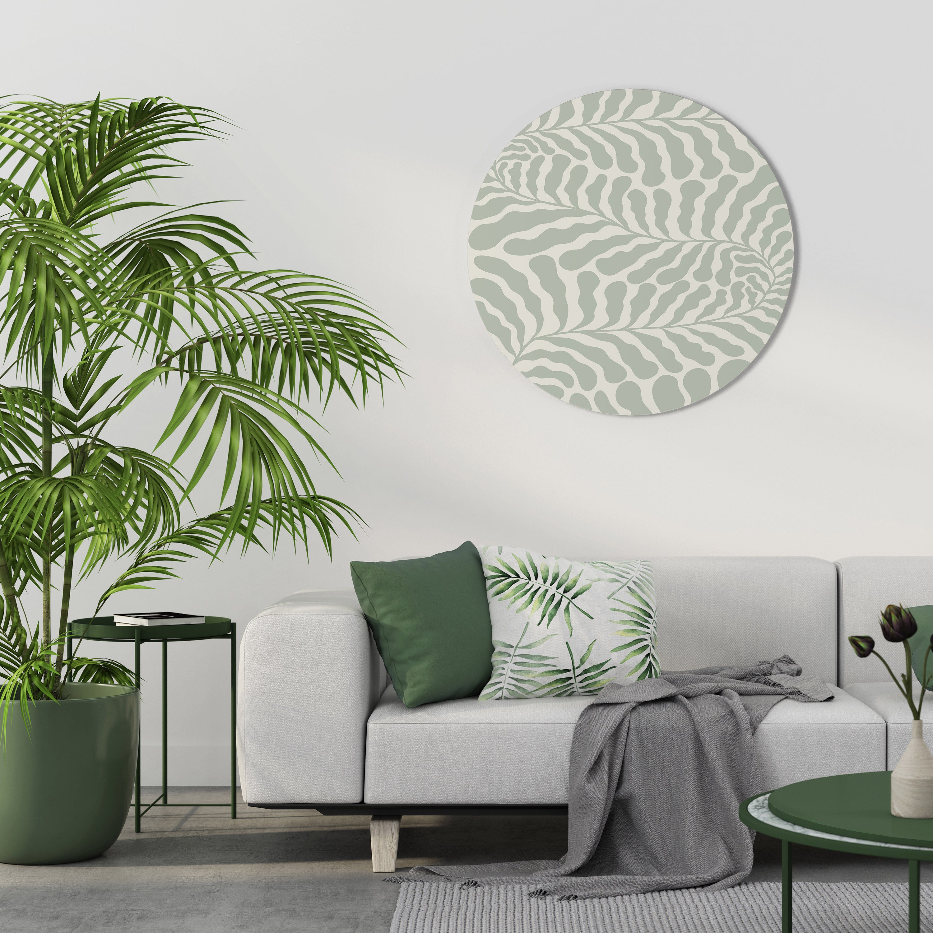 VERDURE LABIRYNTH Round Wall Art