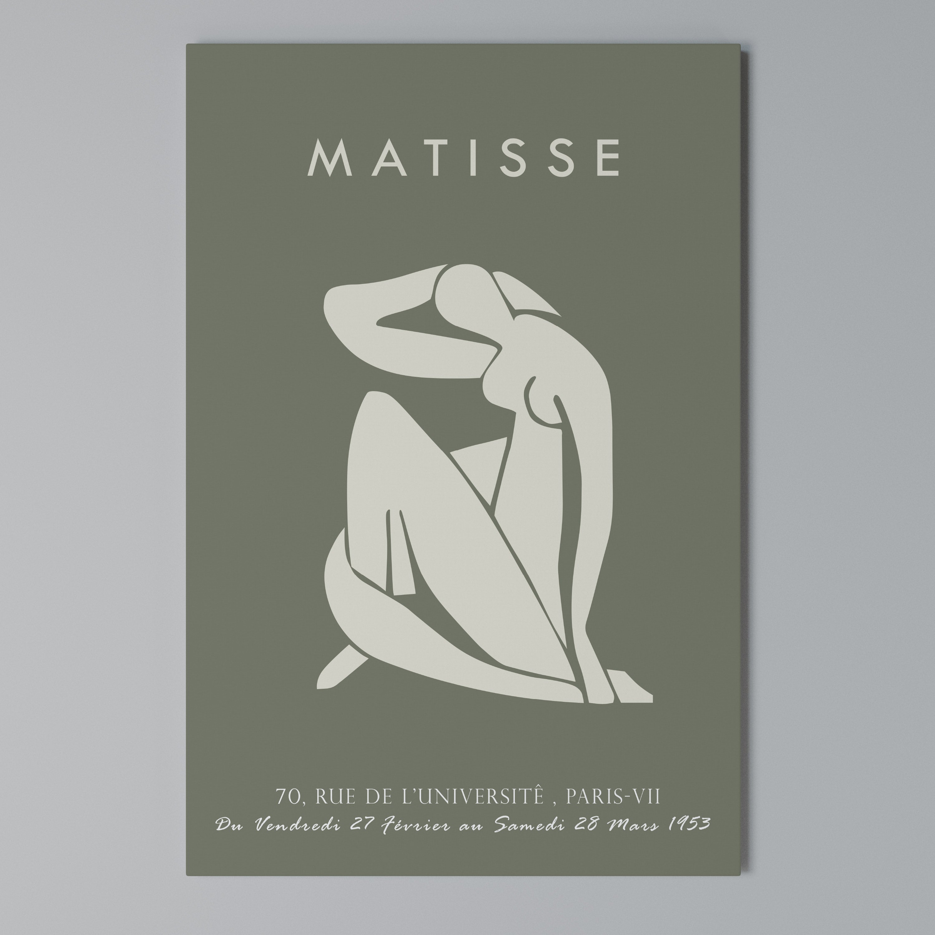 MATISSE NUDES Cuadro en lienzo vertical