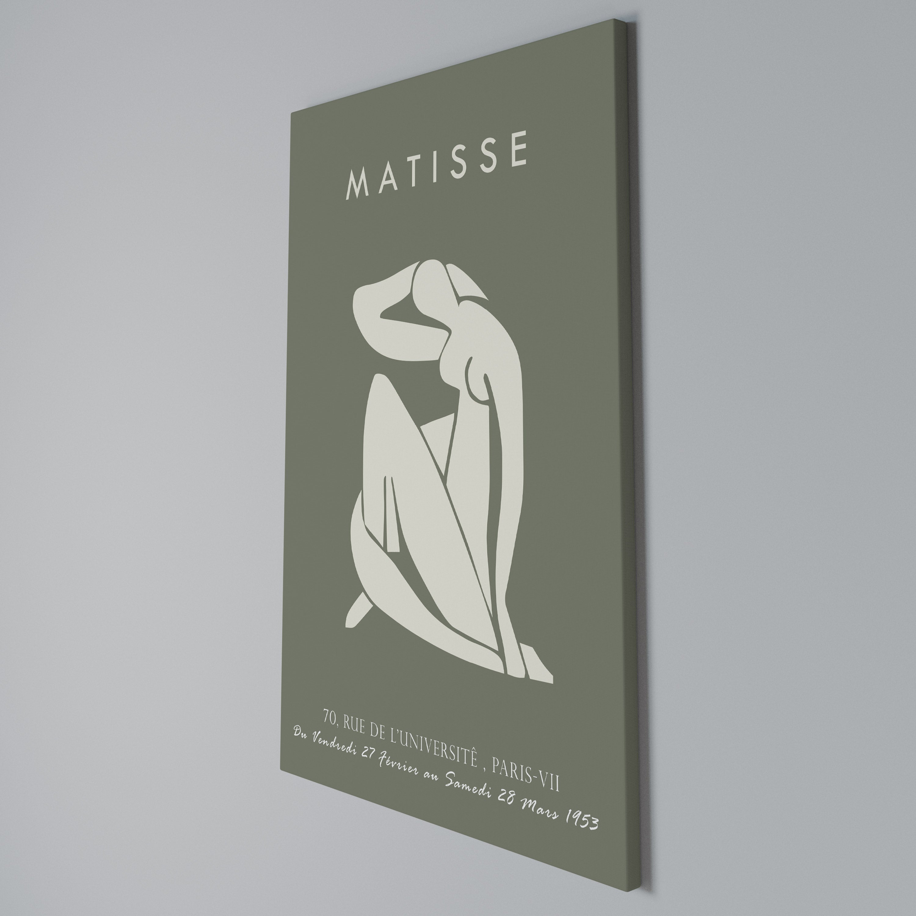 MATISSE NUDES Cuadro en lienzo vertical