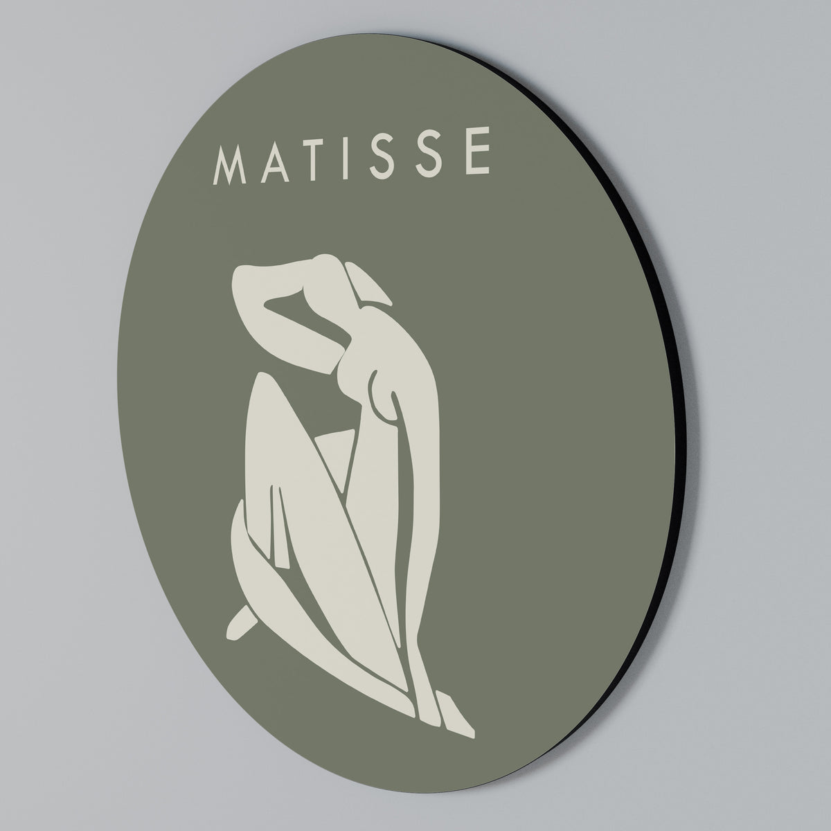 MATISSE NUDES Arte de pared redondo