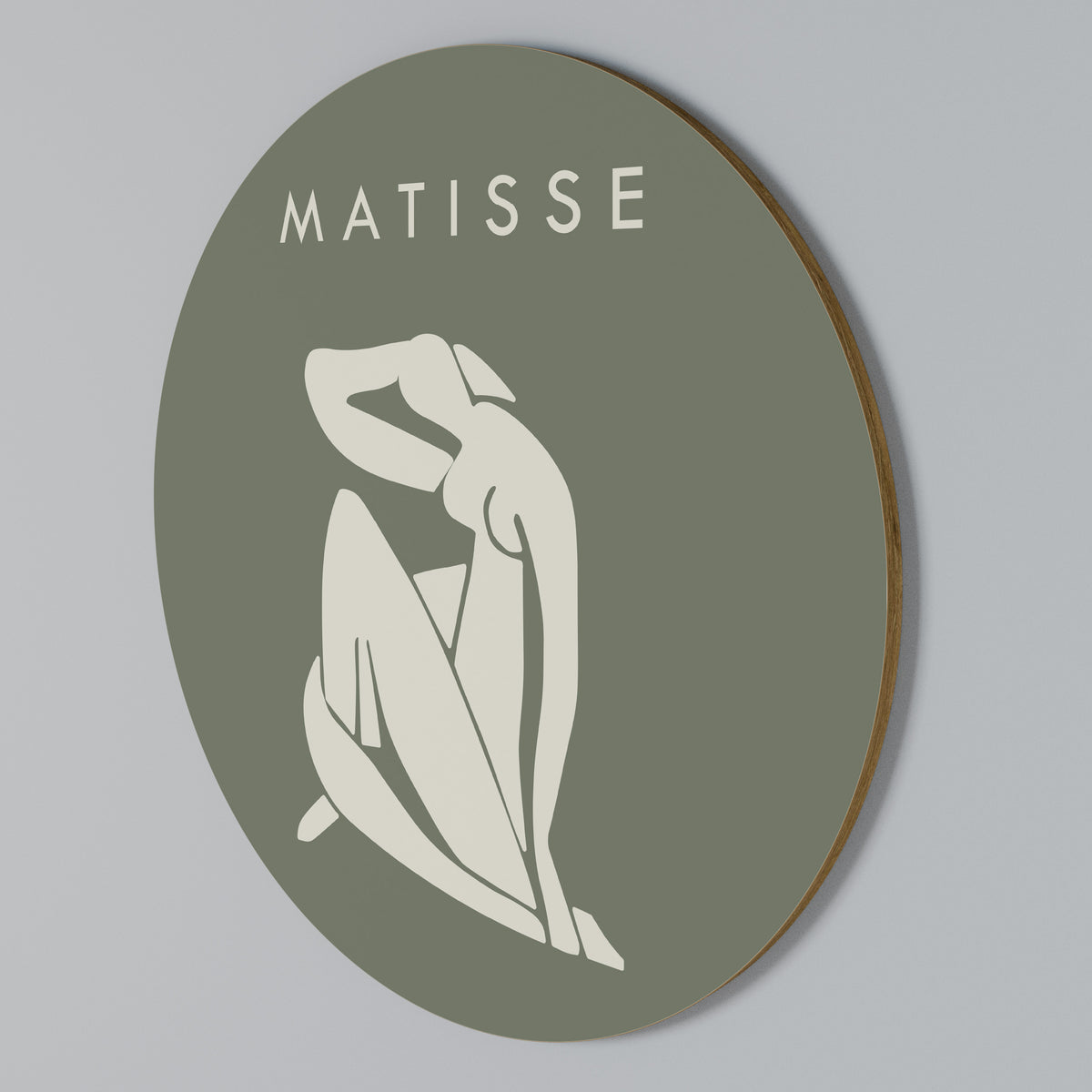 MATISSE NUDES Arte de pared redondo