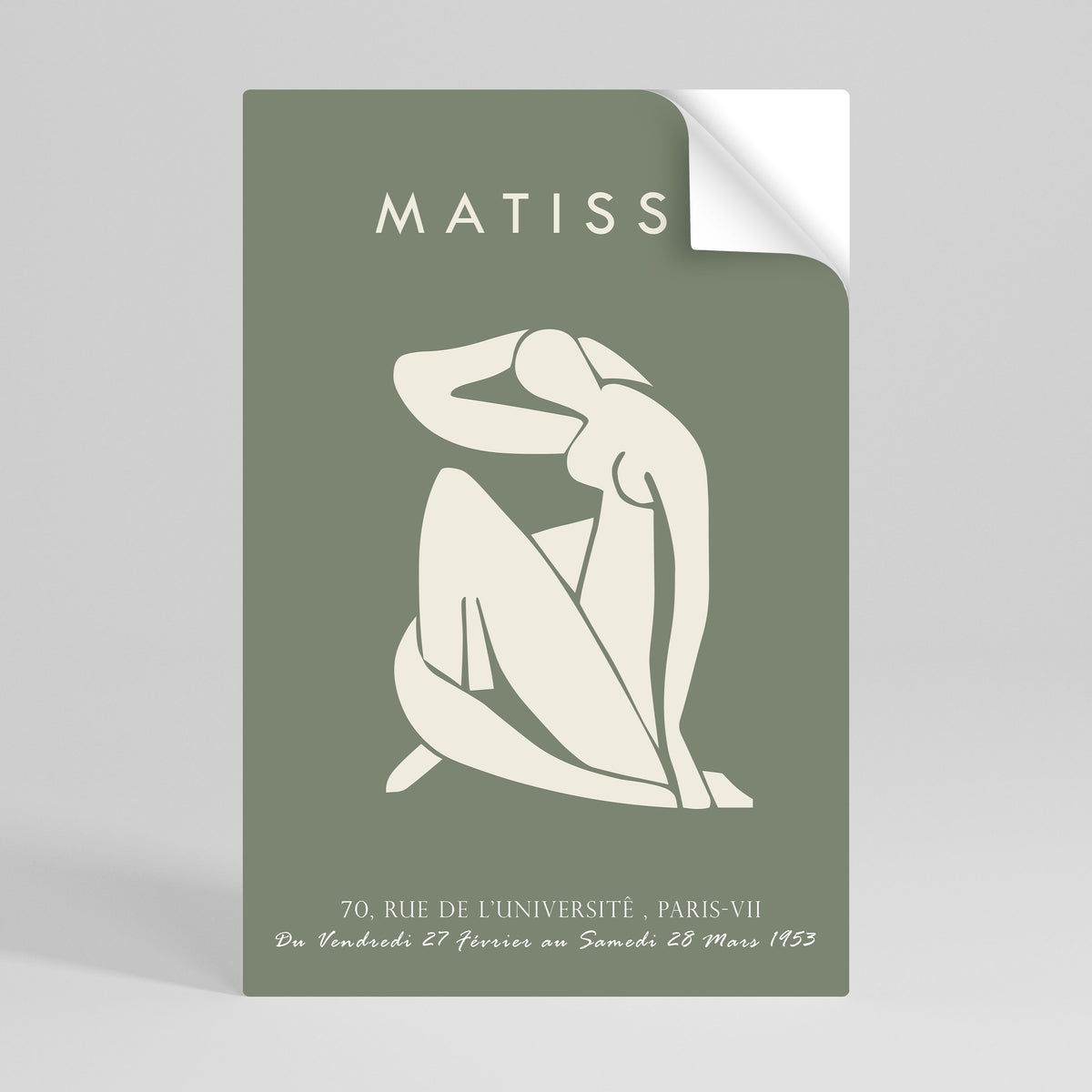 MATISSE NUDES Póster adhesivo vertical
