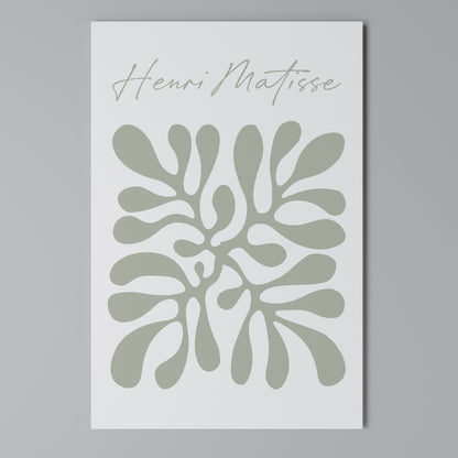 SHAPE OF MATISSE Vertical Canvas Print
