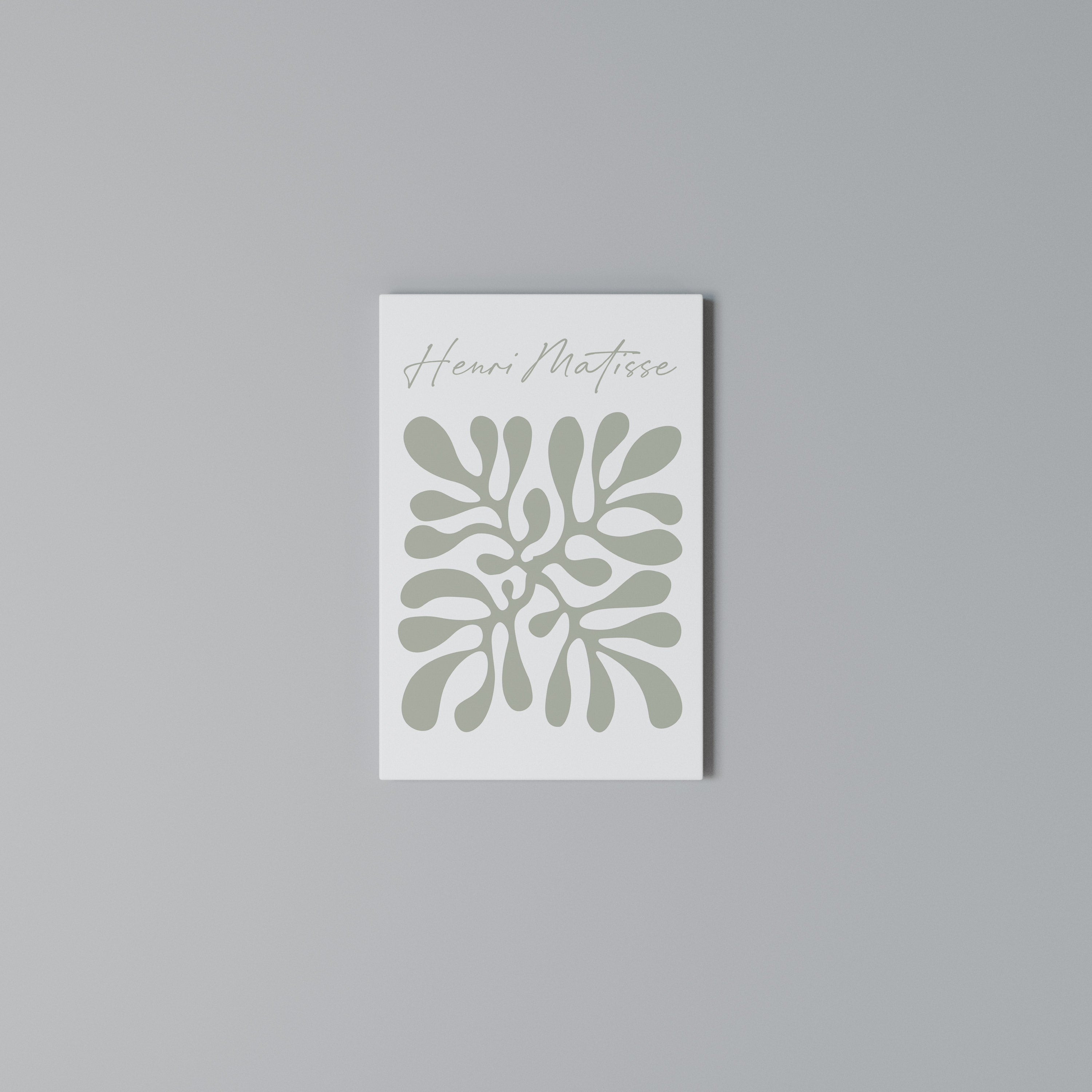 SHAPE OF MATISSE Cuadro en lienzo vertical