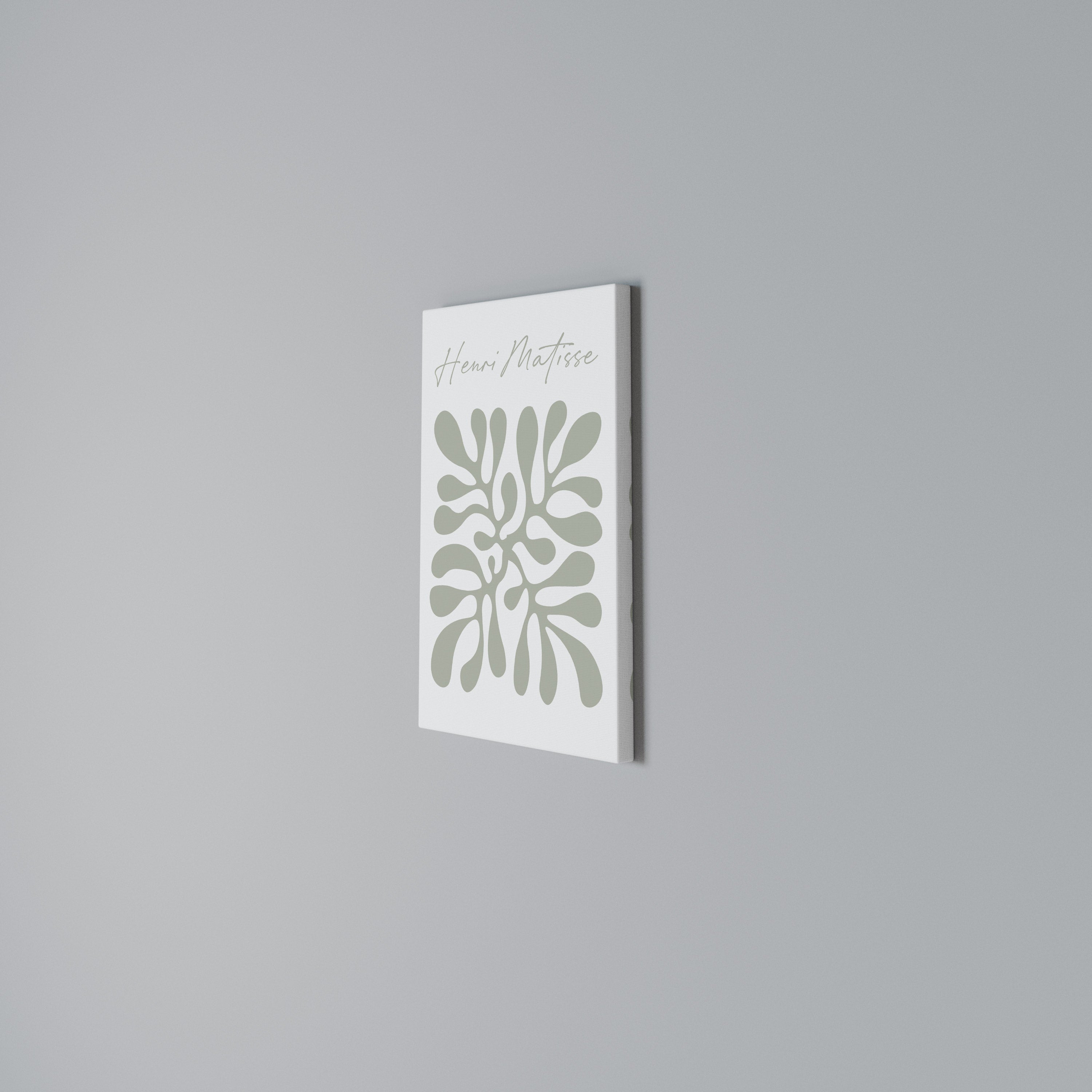 SHAPE OF MATISSE Cuadro en lienzo vertical