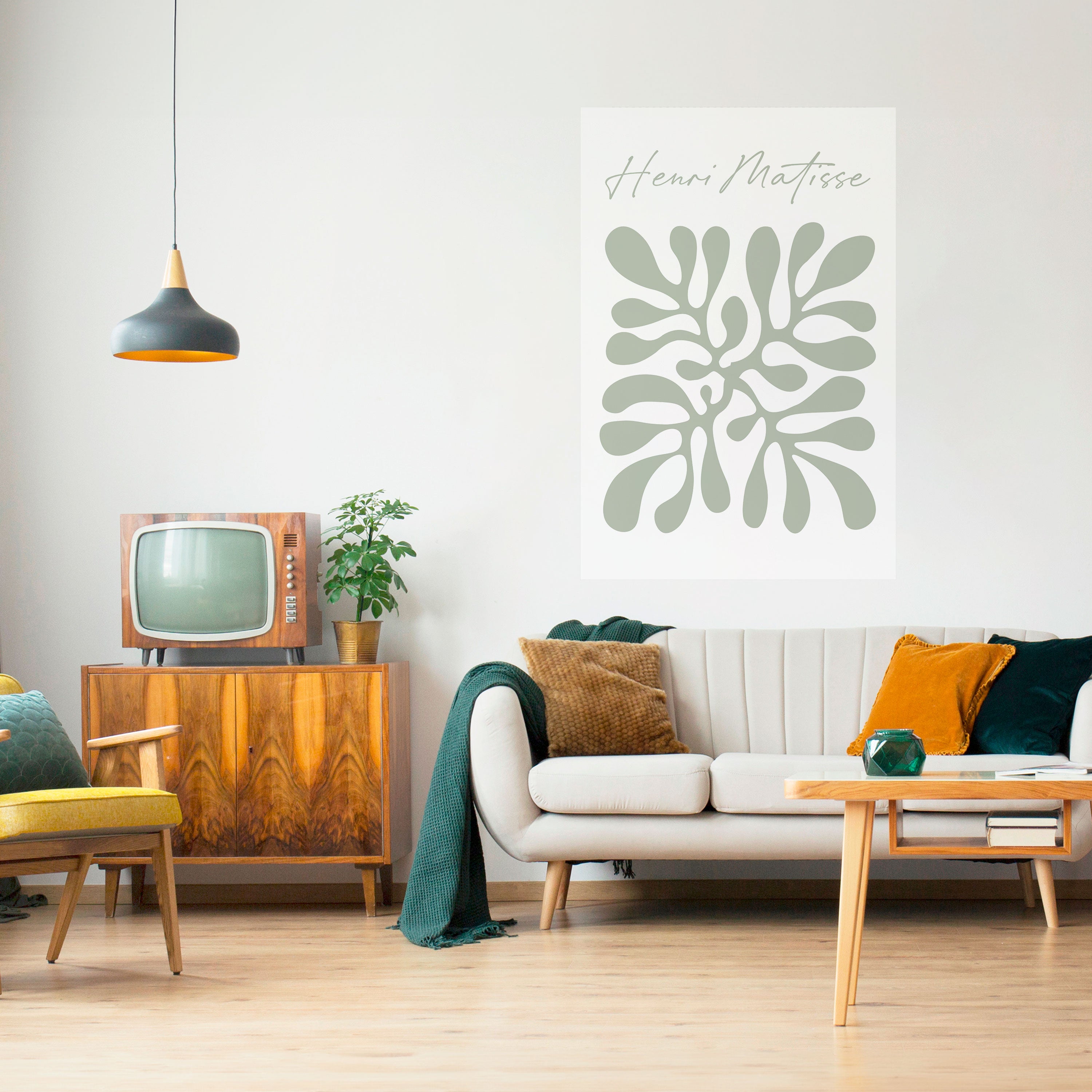 SHAPE OF MATISSE Peel and Stick Vertical Poster