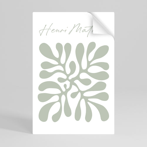 SHAPE OF MATISSE Peel and Stick Vertical Poster