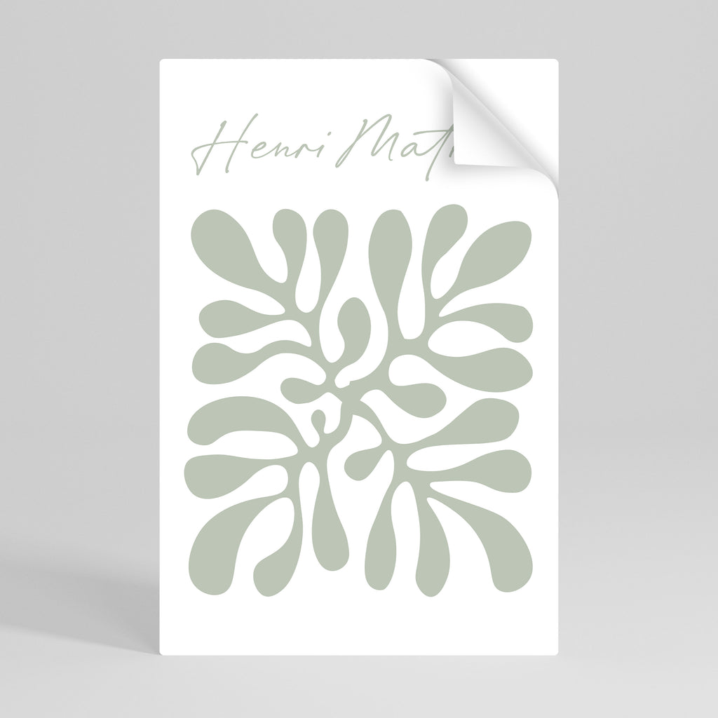 SHAPE OF MATISSE Peel and Stick Vertical Poster