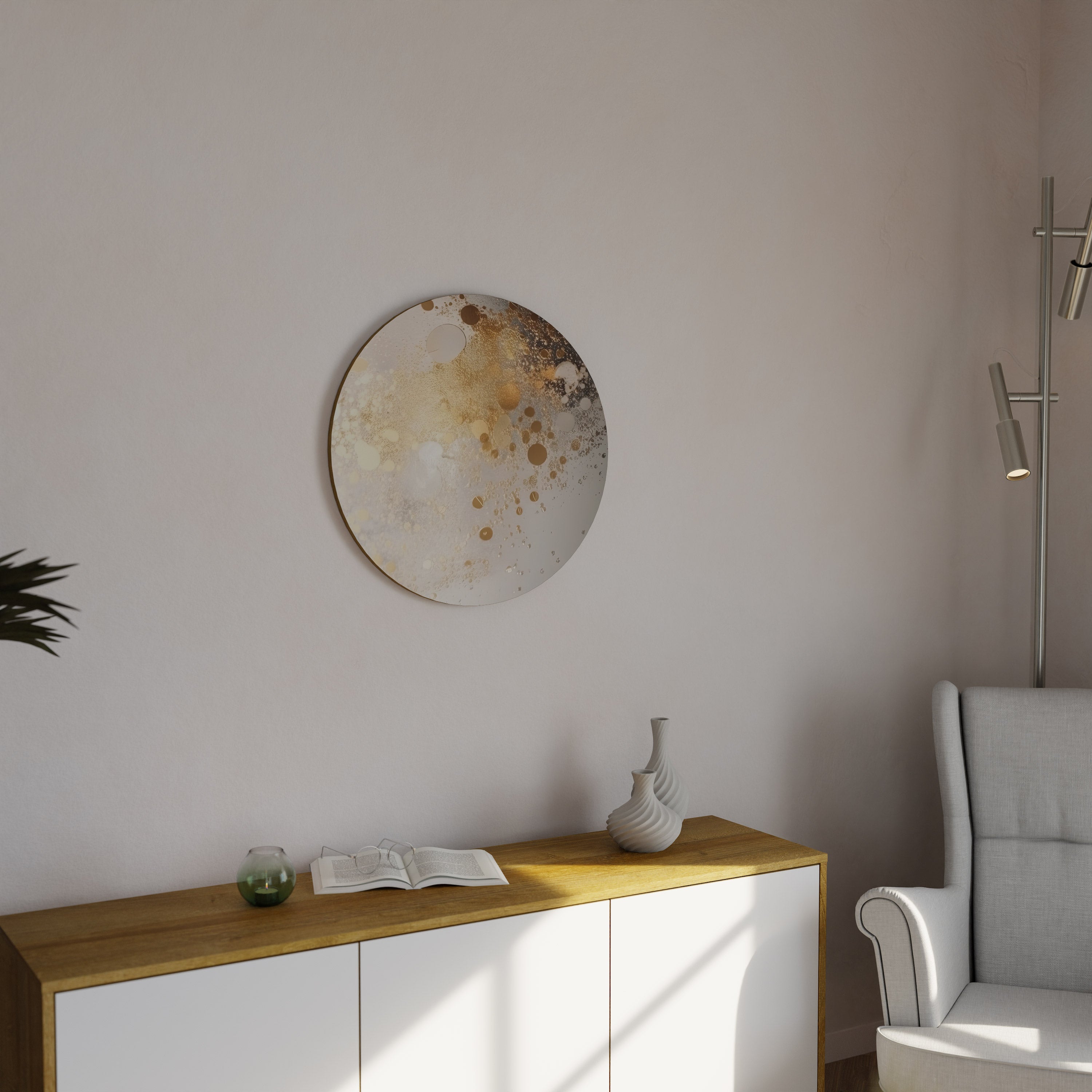 PRECIOUS CADENCE Round Wall Art