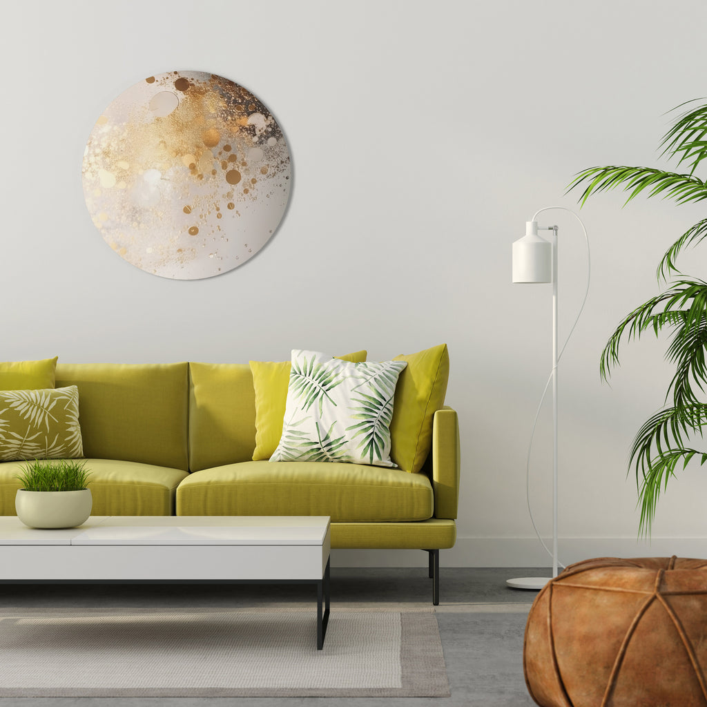 PRECIOUS CADENCE Round Wall Art