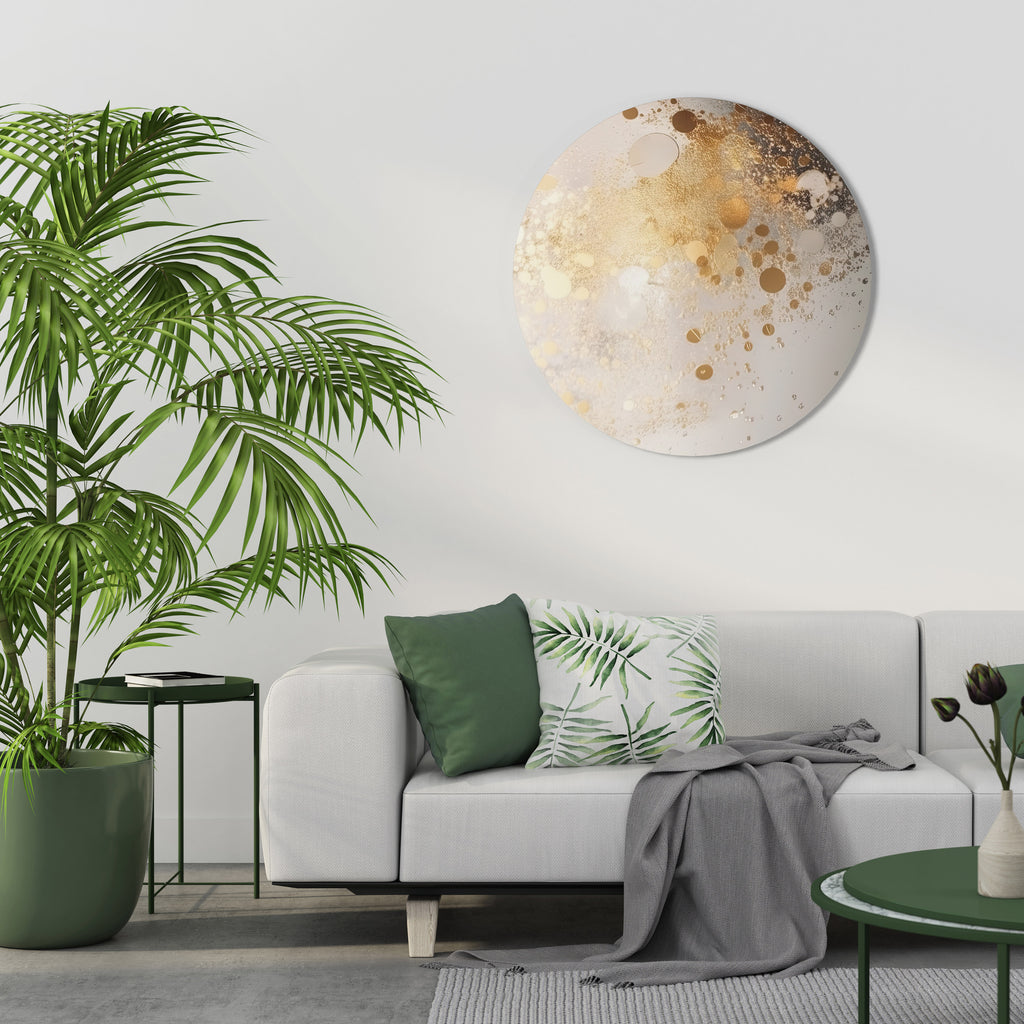 PRECIOUS CADENCE Round Wall Art