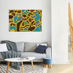 ASSYMETRICAL HARMONY Póster Horizontal Adhesivo