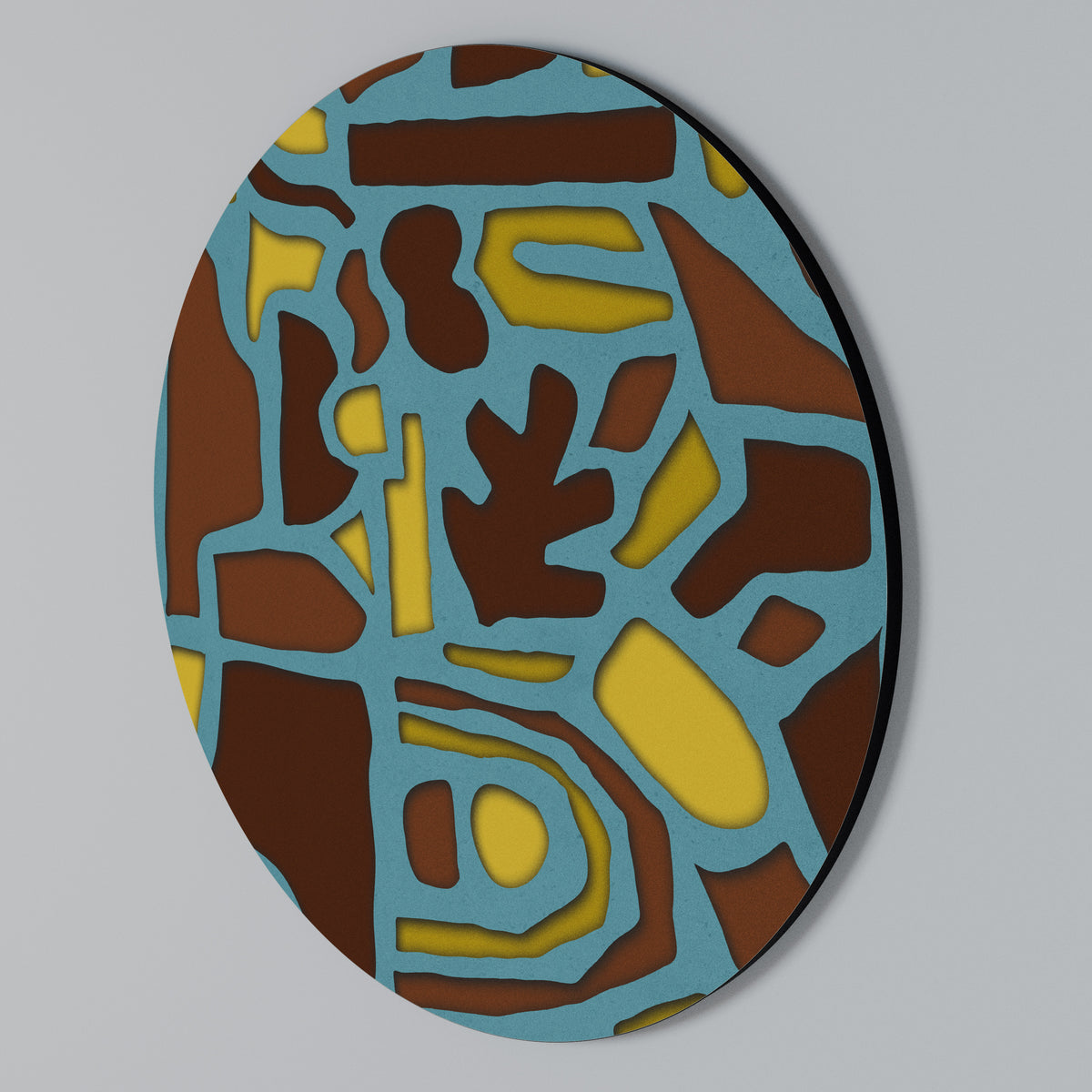 SHAPE EXTRAVAGANZA Arte de pared redondo