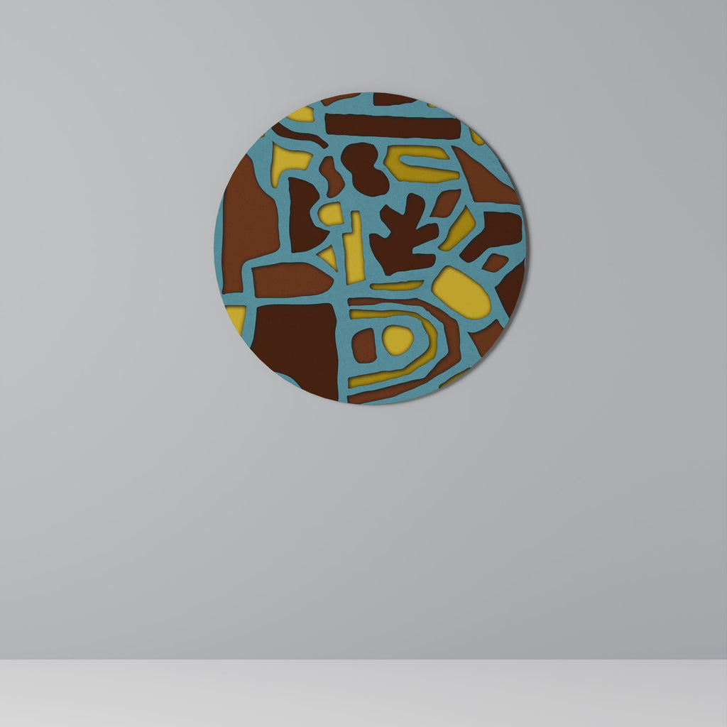 SHAPE EXTRAVAGANZA Round Wall Art