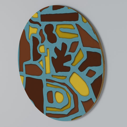 SHAPE EXTRAVAGANZA Round Wall Art