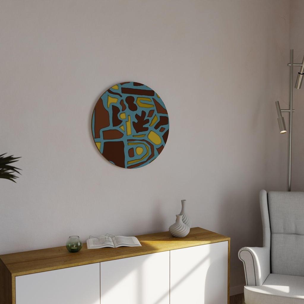 SHAPE EXTRAVAGANZA Round Wall Art