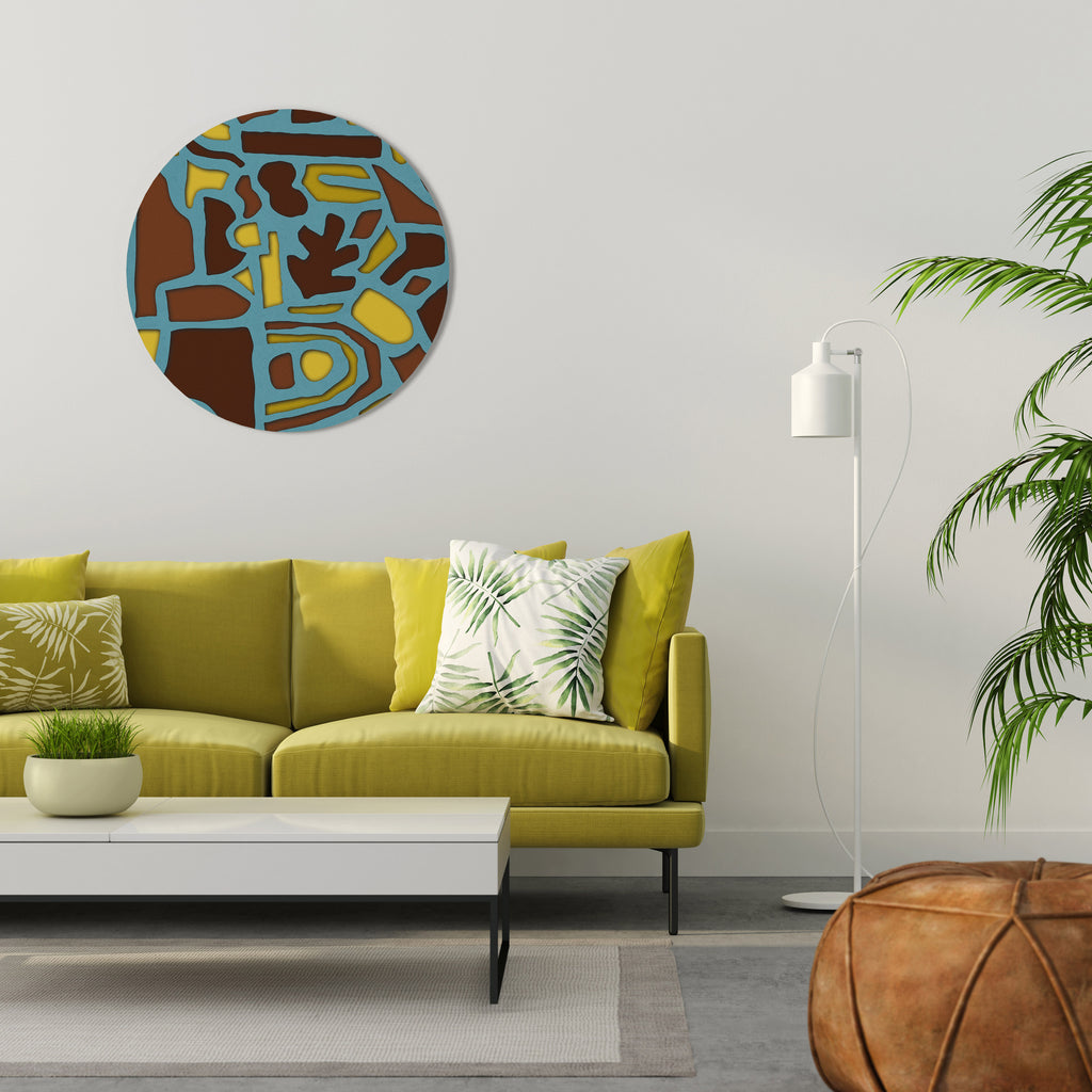 SHAPE EXTRAVAGANZA Round Wall Art