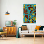 SHAPE EXTRAVAGANZA Póster Vertical Adhesivo