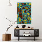 SHAPE EXTRAVAGANZA Póster Vertical Adhesivo