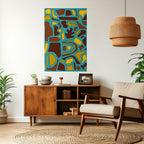 SHAPE EXTRAVAGANZA Póster Vertical Adhesivo