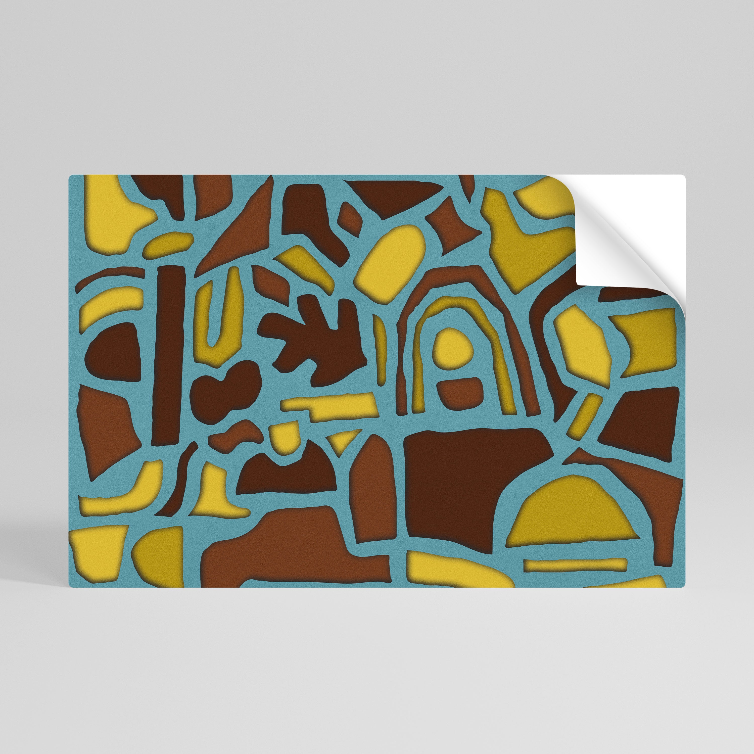 SHAPE EXTRAVAGANZA Peel and Stick Horizontal Poster