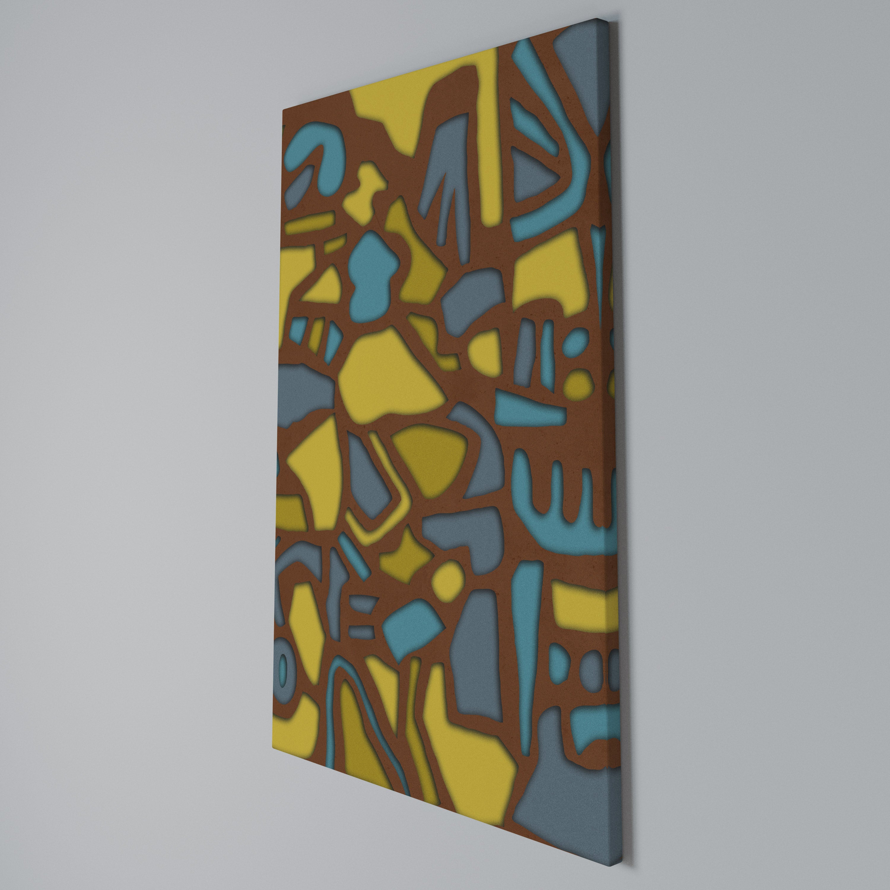 FORM SHUFFLE Cuadro en lienzo vertical