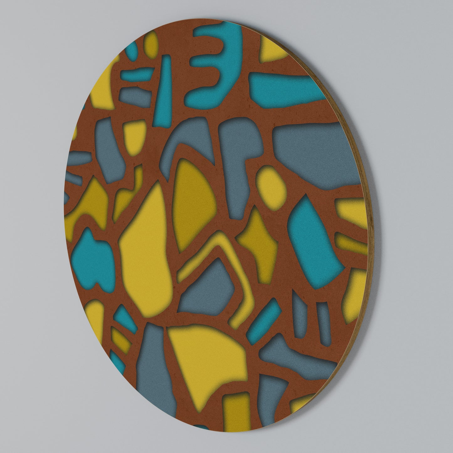 FORM SHUFFLE Arte de pared redondo