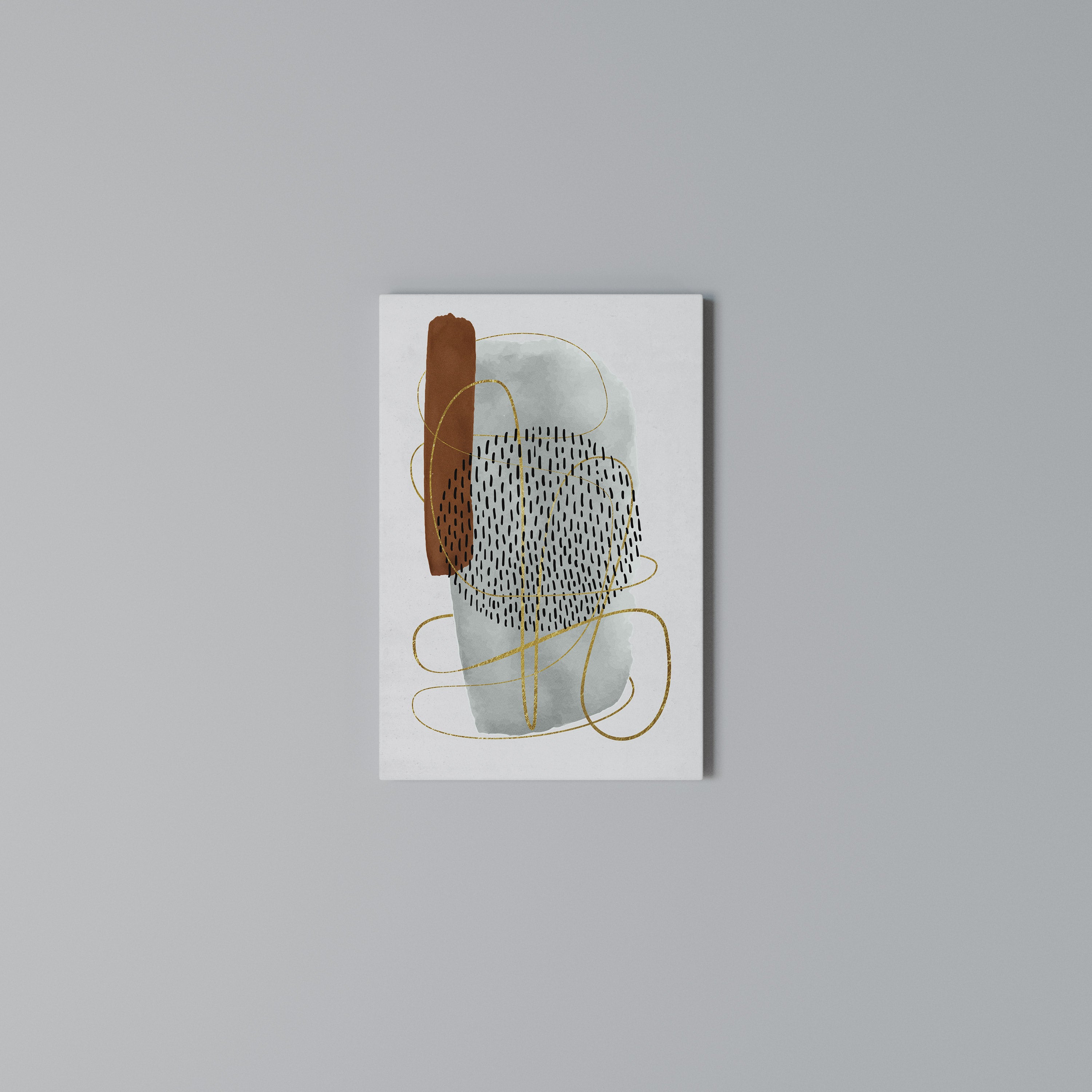 WRAPPED IN FORM Cuadro en lienzo vertical