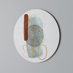 Arte de pared redondo ENVUELTO EN FORMA