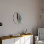 Arte de pared redondo ENVUELTO EN FORMA