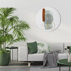 Arte de pared redondo ENVUELTO EN FORMA