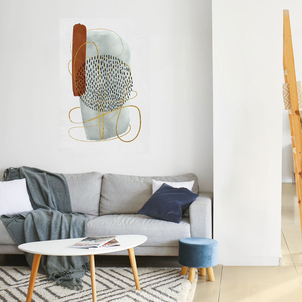 WRAPPED IN FORM Peel and Stick Vertical Poster