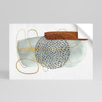 WRAPPED IN FORM Peel and Stick Horizontal Poster