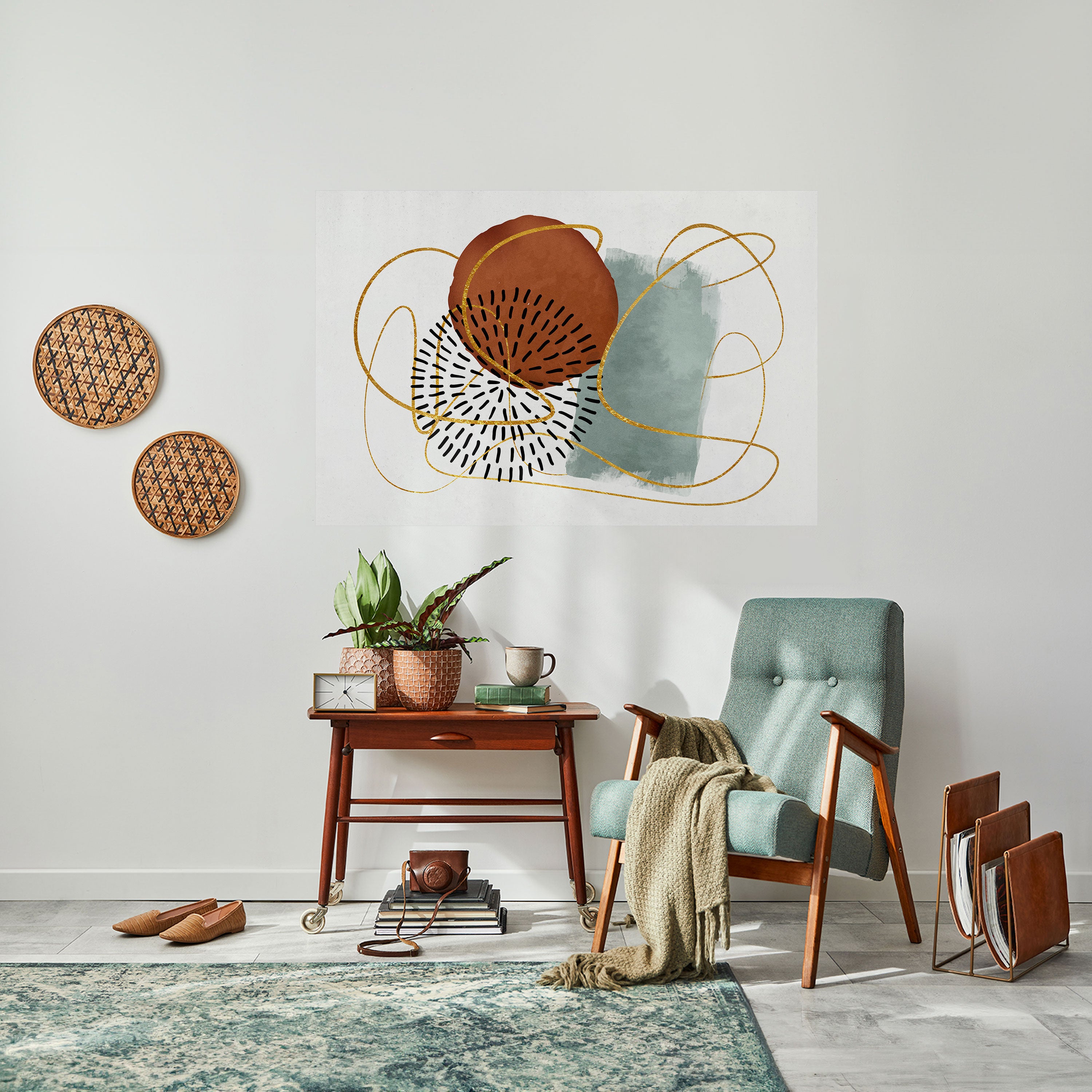 Póster horizontal autoadhesivo ENVUELTO EN FORMA