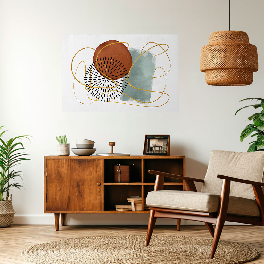 Póster horizontal autoadhesivo ENVUELTO EN FORMA