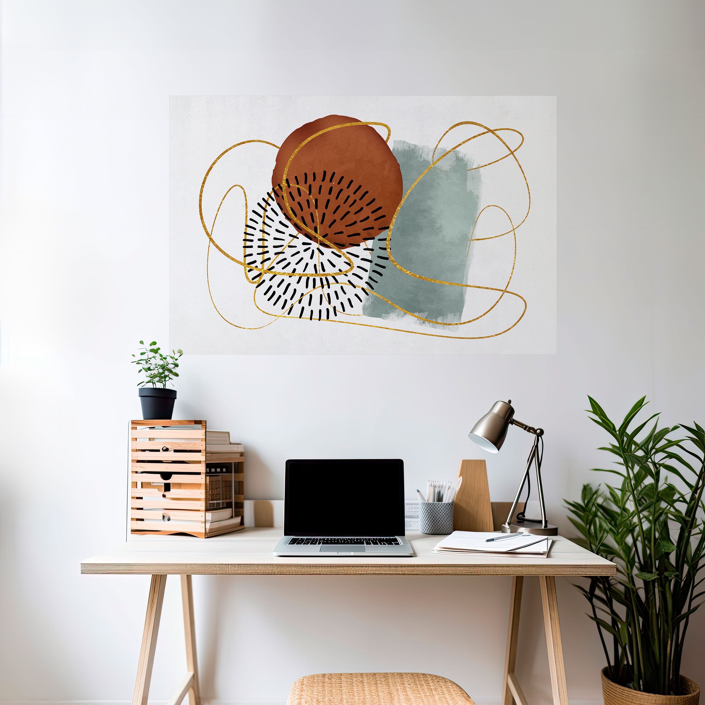 Póster horizontal autoadhesivo ENVUELTO EN FORMA