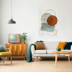 WRAPPED IN SHAPE Póster Vertical Adhesivo