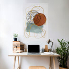 WRAPPED IN SHAPE Póster Vertical Adhesivo