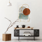 WRAPPED IN SHAPE Póster Vertical Adhesivo