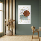 WRAPPED IN SHAPE Póster Vertical Adhesivo