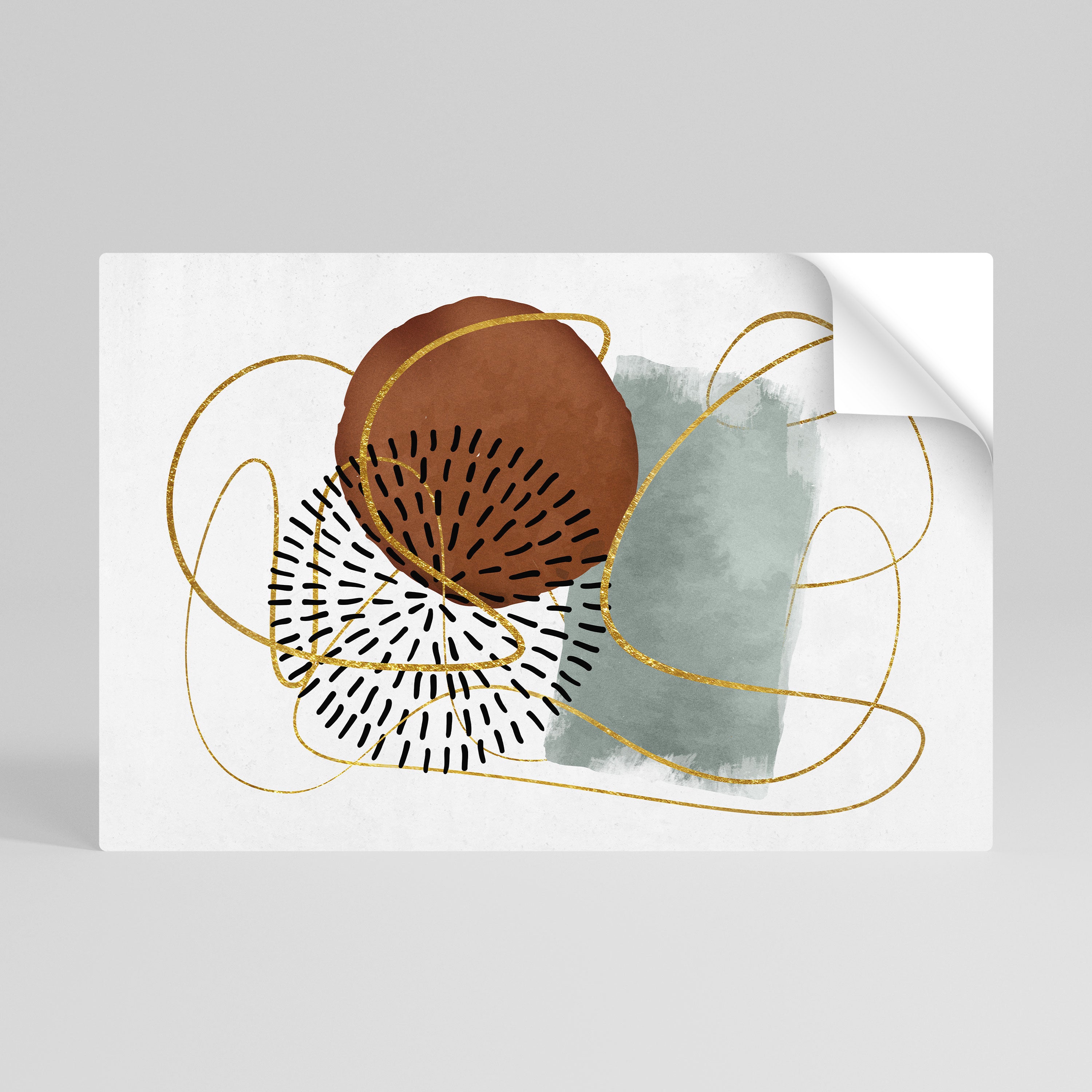 Póster horizontal autoadhesivo ENVUELTO EN FORMA