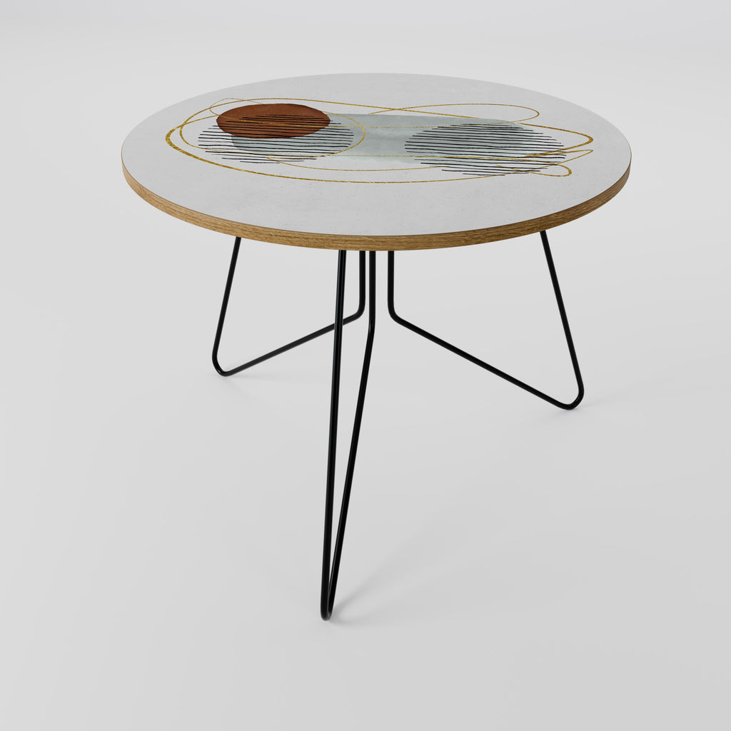 Mesa de centro 69 envuelta en molde