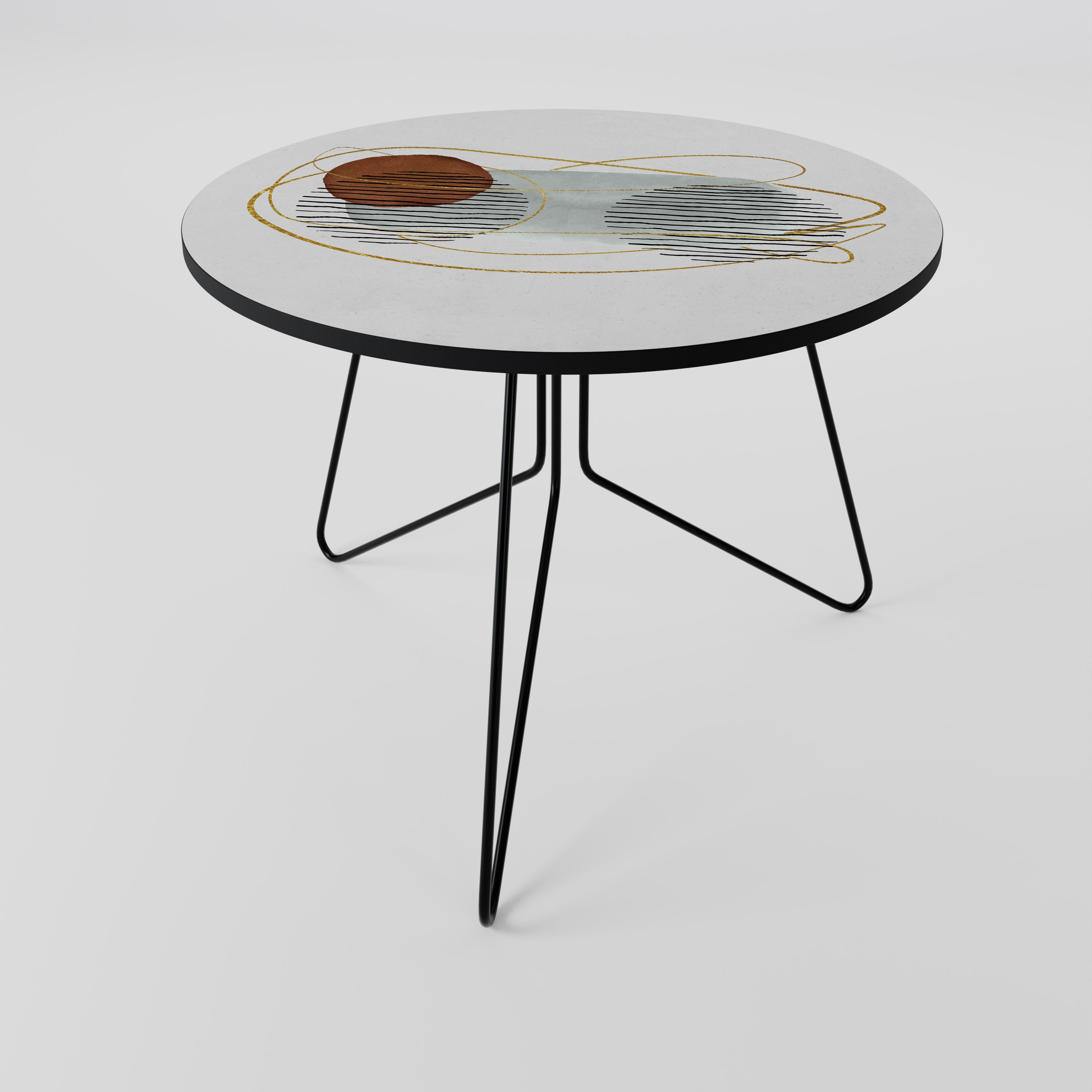 Mesa de centro 69 envuelta en molde