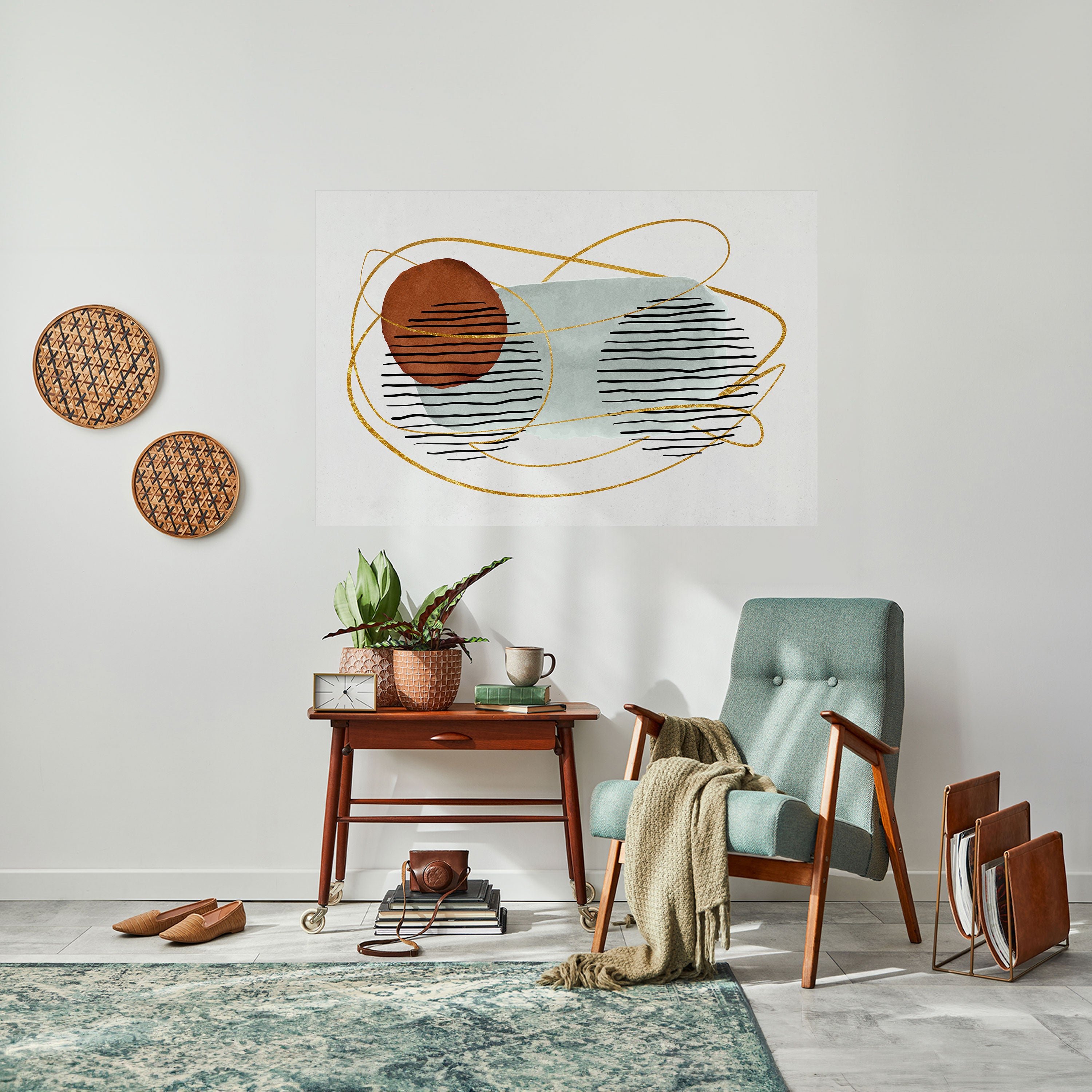 Póster horizontal autoadhesivo ENVUELTO EN MOLDE