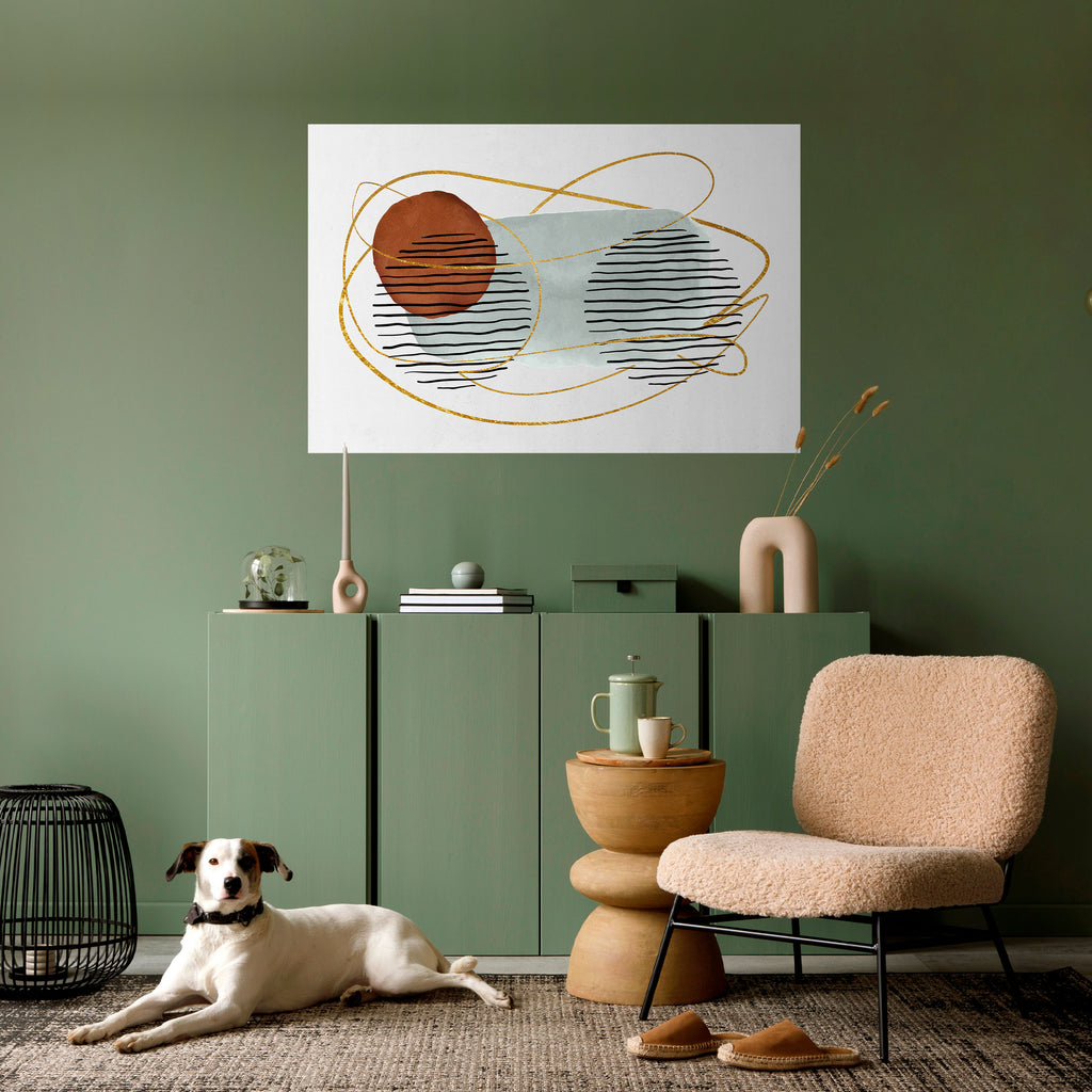 Póster horizontal autoadhesivo ENVUELTO EN MOLDE