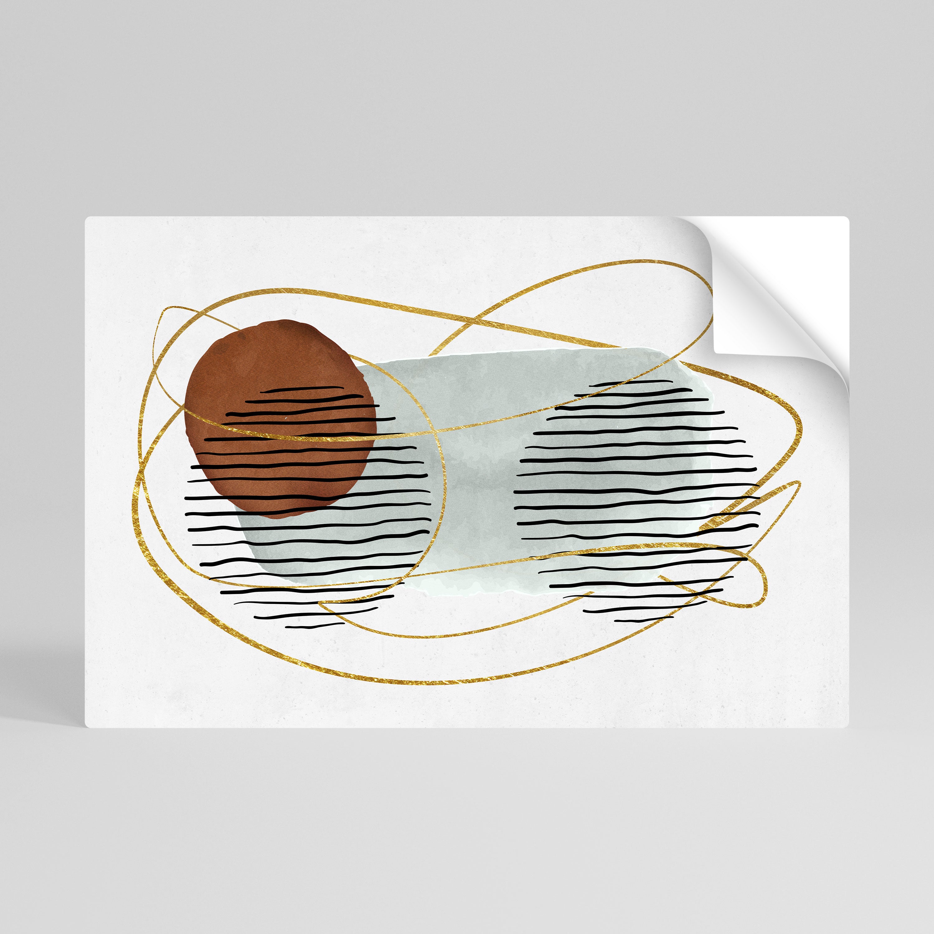 Póster horizontal autoadhesivo ENVUELTO EN MOLDE